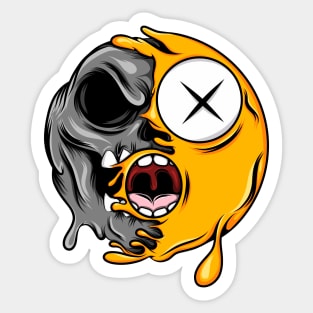 Dead Zombie Emoji Sticker